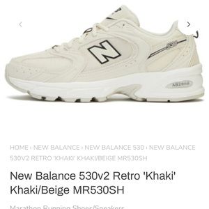 Brand new never worn with tags , NEW BALANCE 530 V2 RETRO KHAKI/BEIGE
